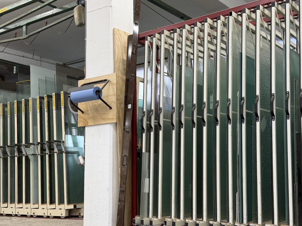 Werkplaats overzicht Glashandel Piket